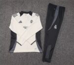 2024/2025 Real Madrid Half-Pull Training Suit Apricot Football Shirt 1:1 Thai Quality Set - Image 7