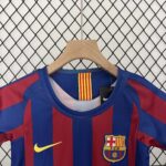 2005/2006 Retro Barcelona Home Football Shirt 1:1 Thai Quality Kids Size - Image 3