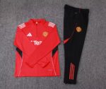 2025/2026 Manchester United Half-Pull Training Suit Red Football Shirt 1:1 Thai Quality Set - Image 7