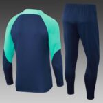 2023/2024 Barcelona Half-Pull Training Suit Royal blue Jersey Set - Image 2