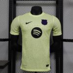2024/2025 Player Version Barcelona Special Edition Yellow Football Shirt 1:1 Thai Quality