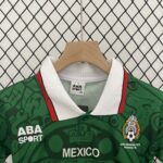 1998 Retro Mexico National Home Football Shirt 1:1 Thai Quality Kids Size - Image 3