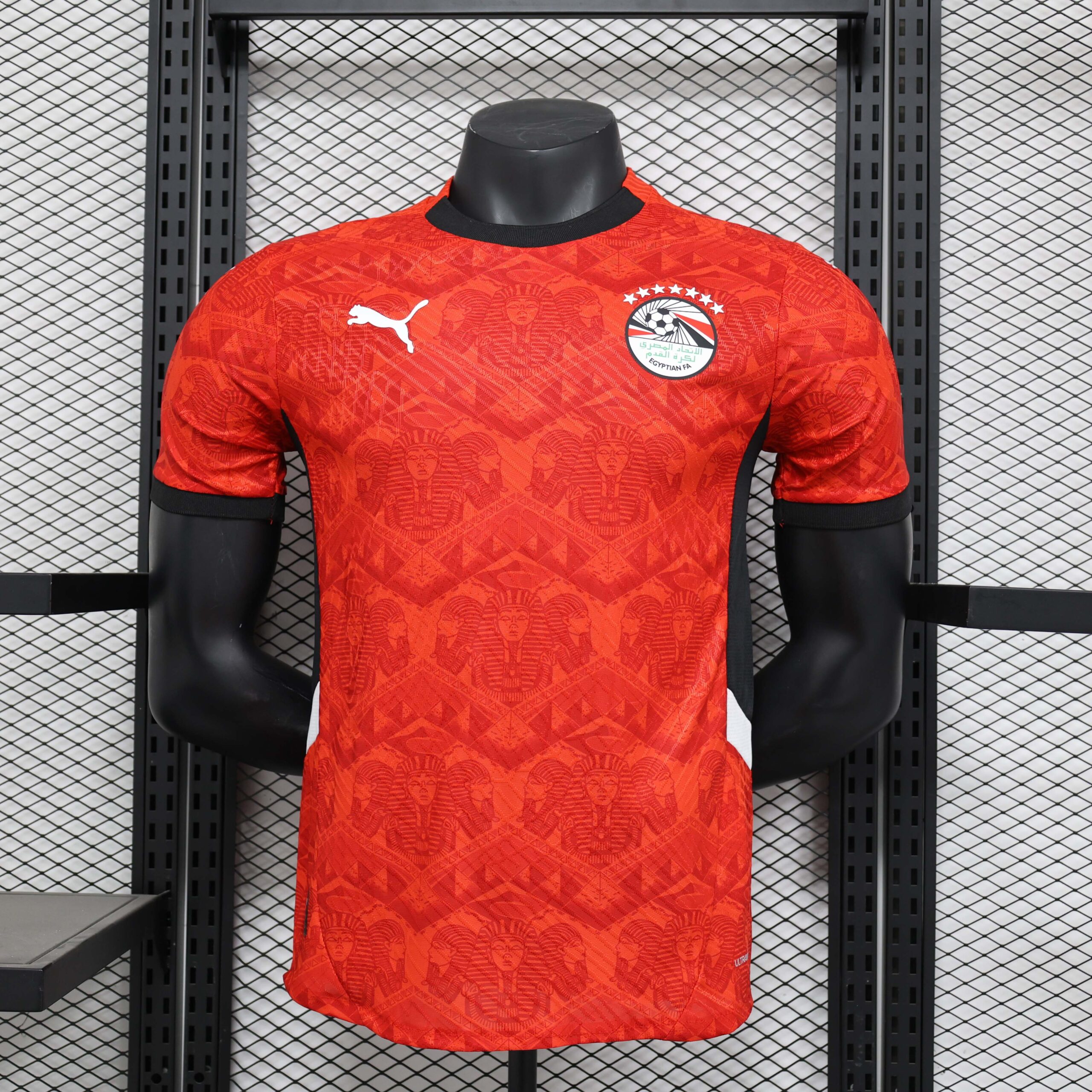 e0688b50027550878f08692965aae49e4b5a3589 2024/2025 Player Version Egypt National Team Home Football Shirt 1:1 Thai Quality - Image 1