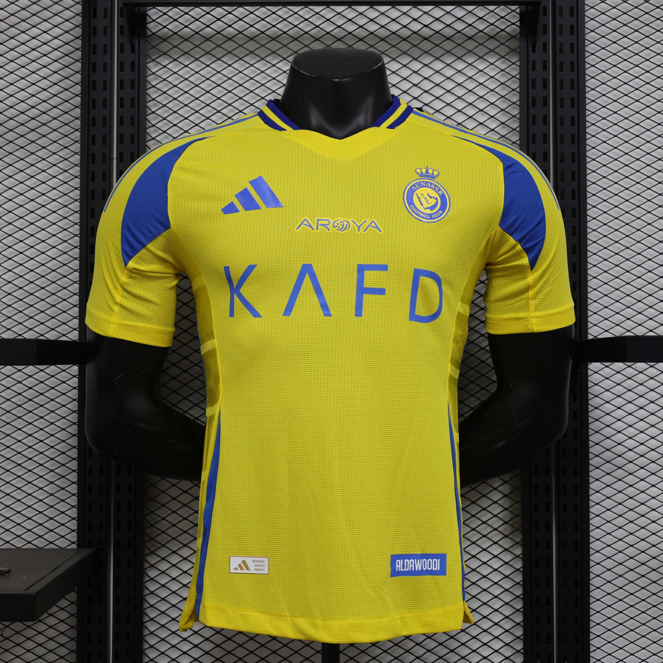 e4e1272455f4b2d074e76f80be67bfbed39cb495 2024/2025 Player Version Al-Nassr Home Football Shirt 1:1 Thai Quality - Image 1