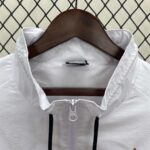 2024/2025 Real Madrid Windbreaker White Soccer Jersey 1:1 Thai Quality - Image 3