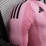 2025/2026 Long Sleeve Player Version Inter Miami Home Soccer Jersey 1:1 Thai Quality - Image 3