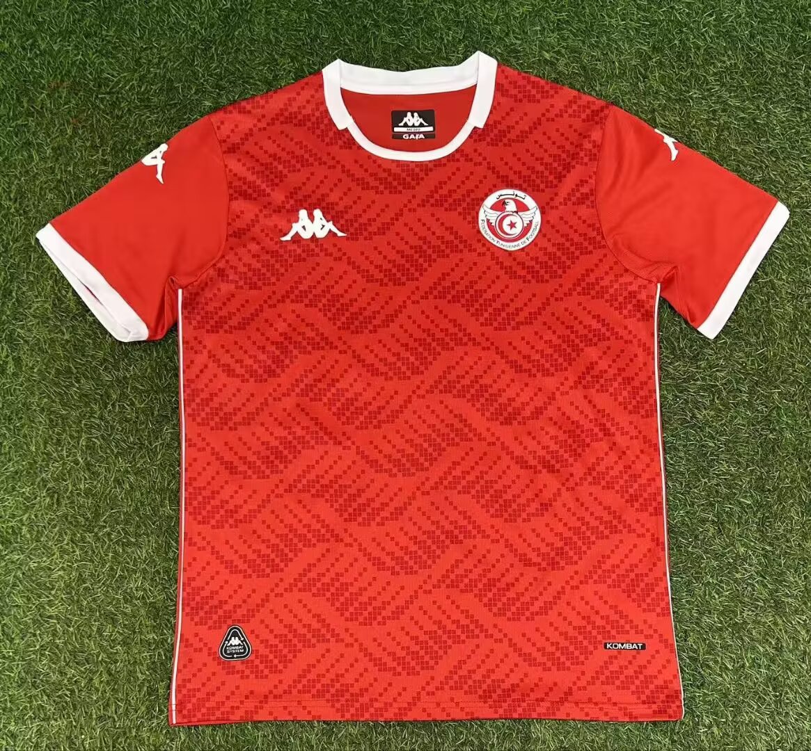 e7e050251e8562918d237898ef7b3582cf382c5a 2025 Tunisia National Team Home Football Shirt 1:1 Thai Quality - Image 1