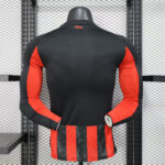 2025/2026 Player Version Long Sleeve AC Milan Home Soccer Jersey 1:1 Thai Quality - Image 2