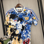 2025/2026 Manchester United Stone Roses Co-Branded Edition Blue Football Shirt 1:1 Thai Quality - Image 7