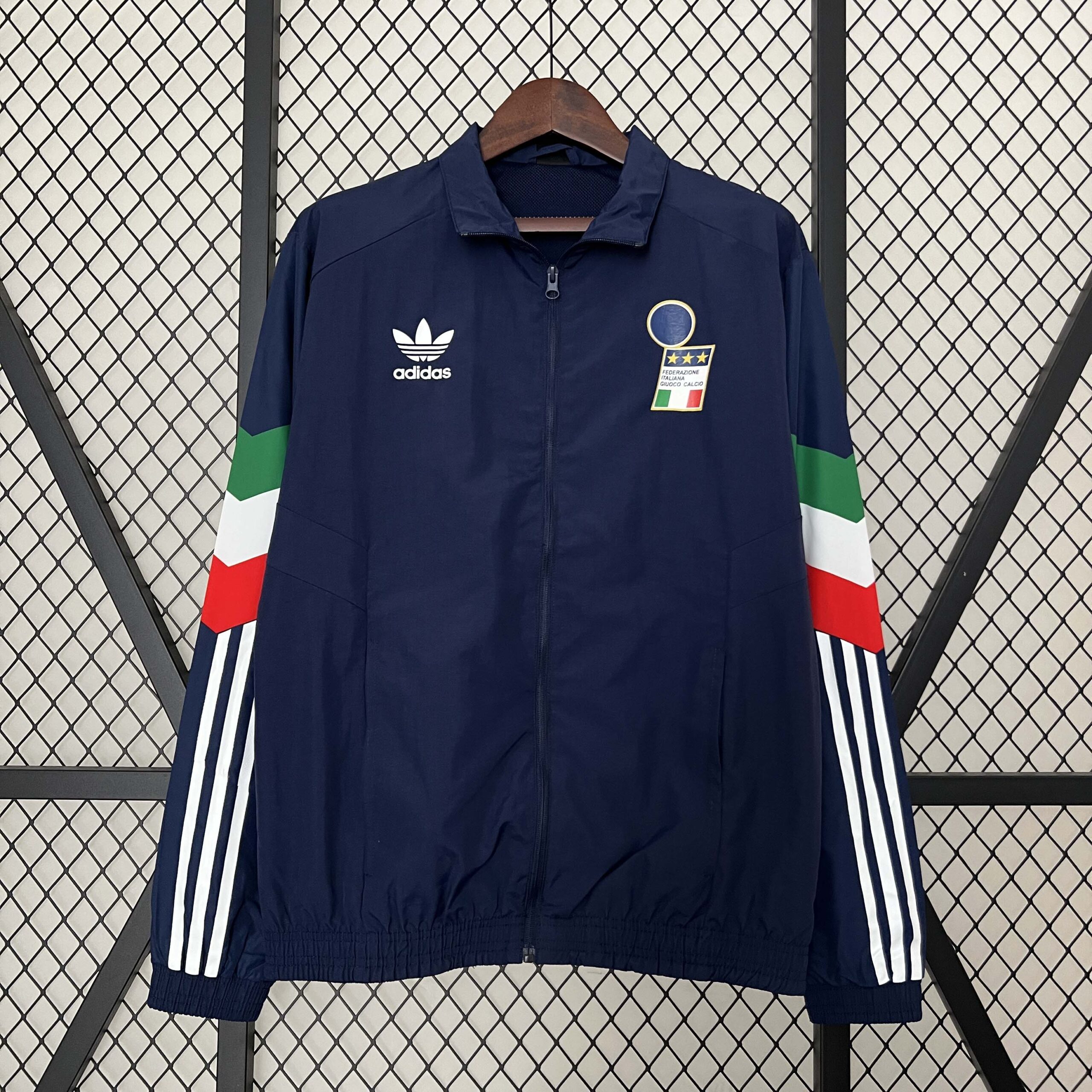 eb465f18bd7b488600df46105afeea8339132162 2024 Italy Windbreaker Navy blue - Image 1
