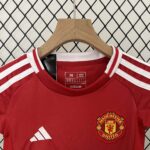 2024/2025 Manchester United Home Football Shirt 1:1 Thai Quality Kids Size - Image 3