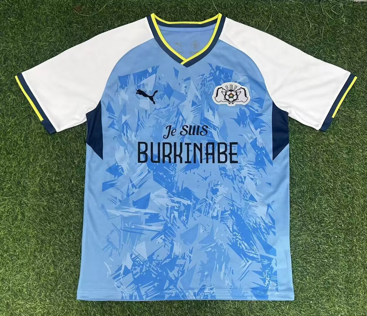 ebc3e88dec0f12e1503705589543288151b60e45 2025 Burkina Faso National Team Special Edition Sky Blue Football Shirt 1:1 Thai Quality - Image 1