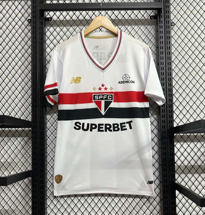 ebdd8ded8fc92eab7f912af16721dd5ab482f3bd 2025/2026 São Paulo Home Jersey 1:1 Thai Quality - Image 1