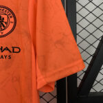 2025/2026 Manchester City KidSuper Joint Edition Orange Football Shirt 1:1 Thai Quality - Image 8