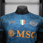 2025/2026 Player Version Napoli Halloween Special Edition Navy Blue Soccer Jersey 1:1 Thai Quality - Image 3