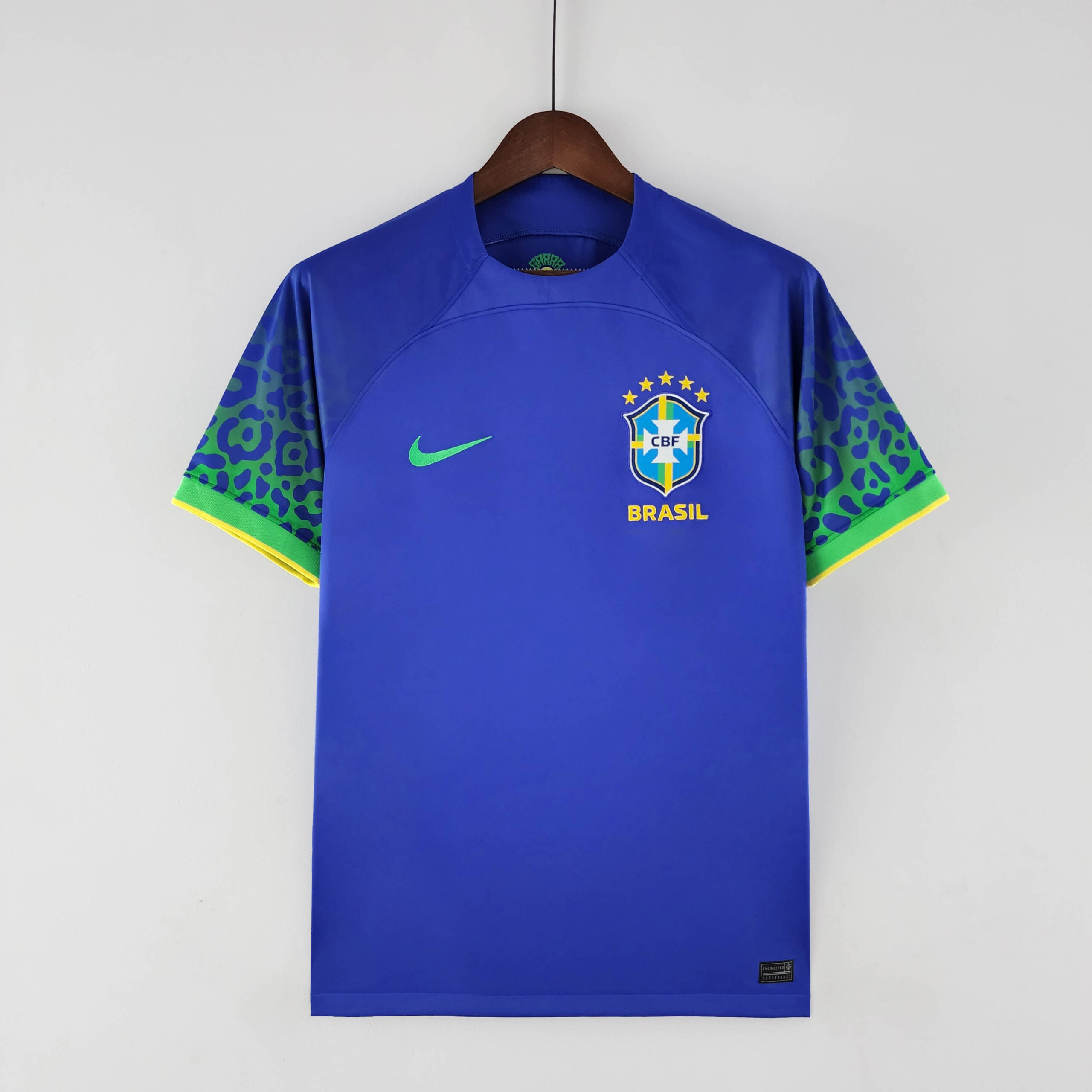 ef91fe6b968a21ef90a7dd32d3c18dedf3d77b38 2022 World Cup Brazil Away Soccer Jersey - Image 1