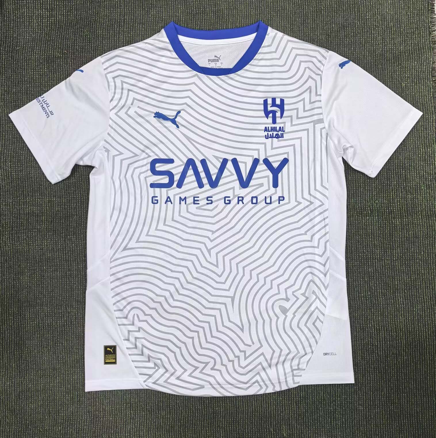 f22d9a01de275cdb7bba6eadd774b151000cc796 2024/2025 Al-Hilal Saudi Away Football Shirt 1:1 Thai Quality - Image 1