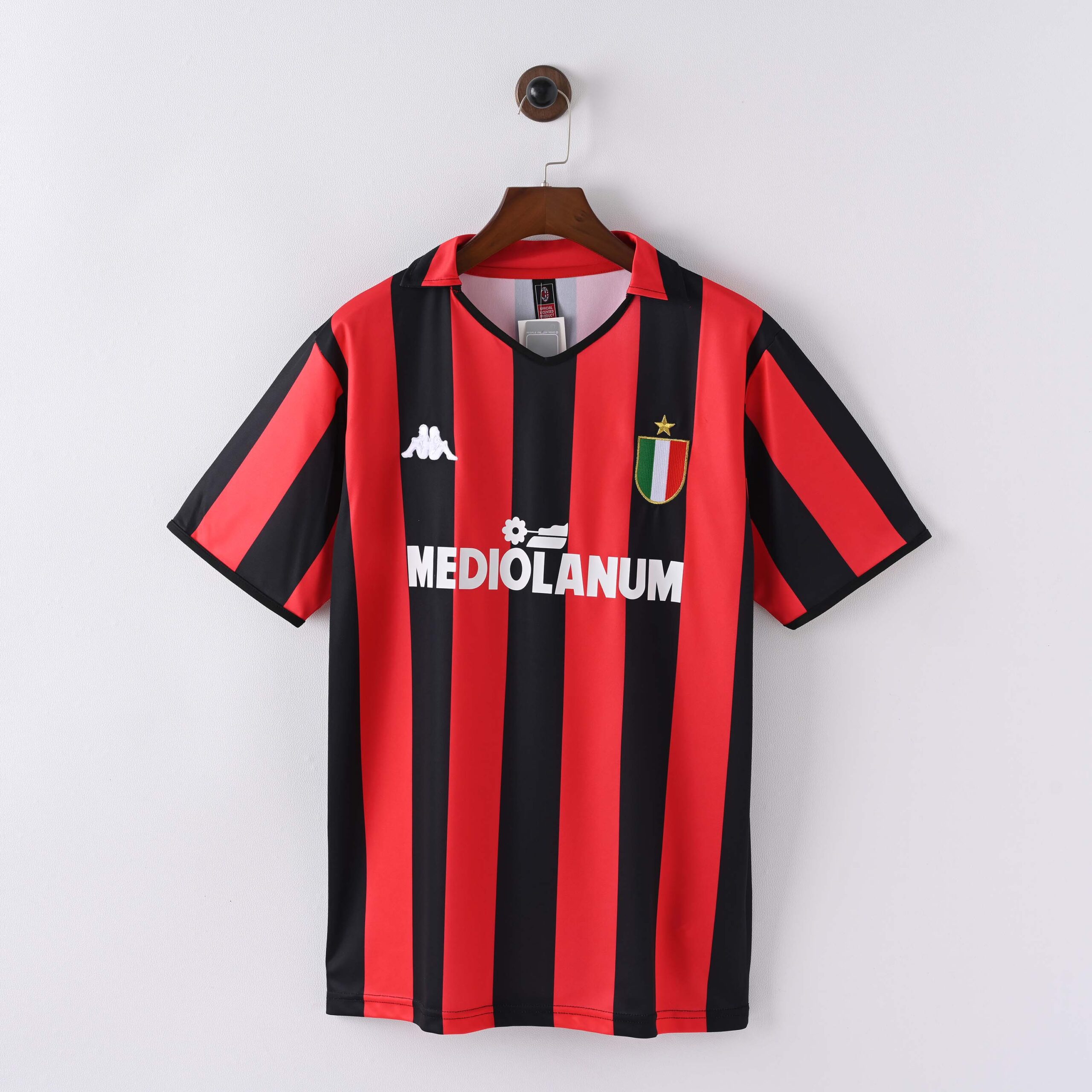 f23f355bf835b4b63239ccca218db57c568e5d2e 1988/1989 Retro AC Milan Home Football Shirt 1:1 Thai Quality - Image 1
