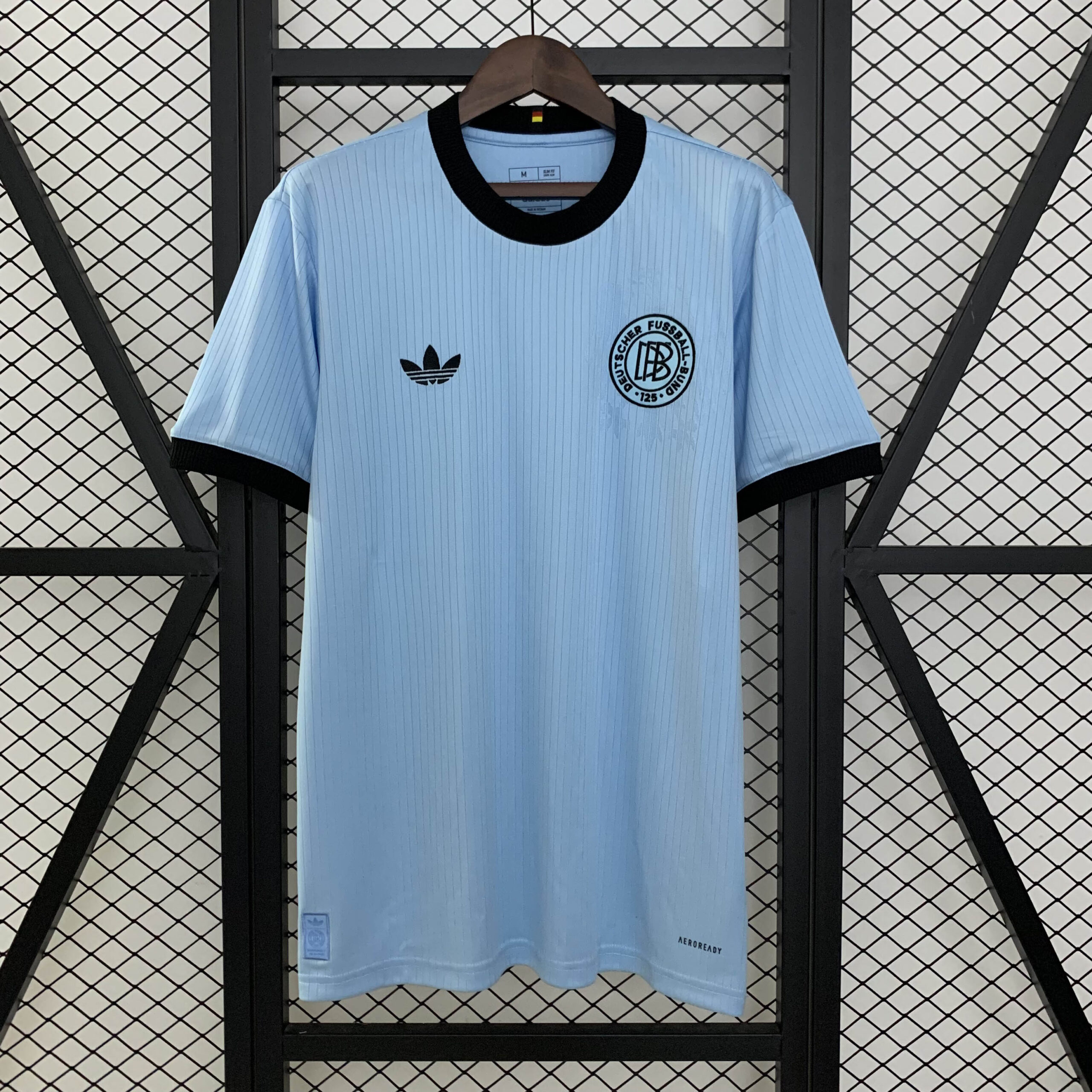 f5fff26b3ba99d90ee8692509d5b2dbe5017efa2 2025 Germany 125th Anniversary Edition Goalkeeper Light Blue Football Shirt 1:1 Thai Quality - Image 1