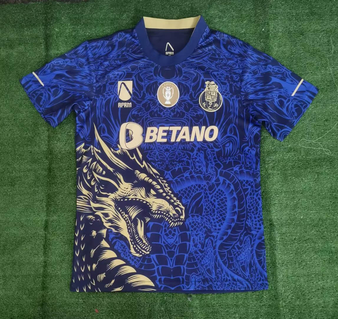 f64ee08bb9bc6b1f51056b1e3e20479c9ae86b1d 2023 Porto Dragon Special Edition Blue Football Shirt - Image 1