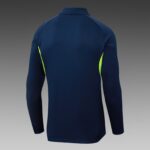 2025/2026 Real Madrid Half-Pull Training Suit Royal Blue Football Shirt 1:1 Thai Quality Set - Image 4