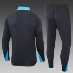 2024/2025 Tottenham Half-Pull Training Suit Black Jersey 1:1 Thai Quality Set - Image 2
