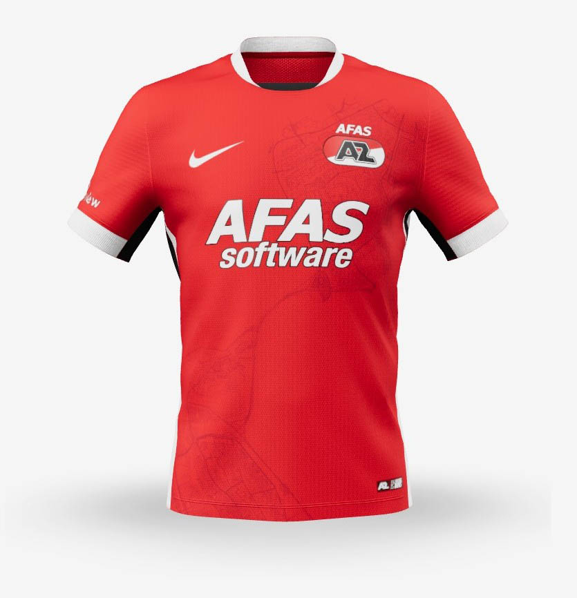 fde243ed3e44bd8a3fa0cdacc98cab82de11a210 2025/2026 AZ Alkmaar Home Football Shirt 1:1 Thai Quality - Image 1