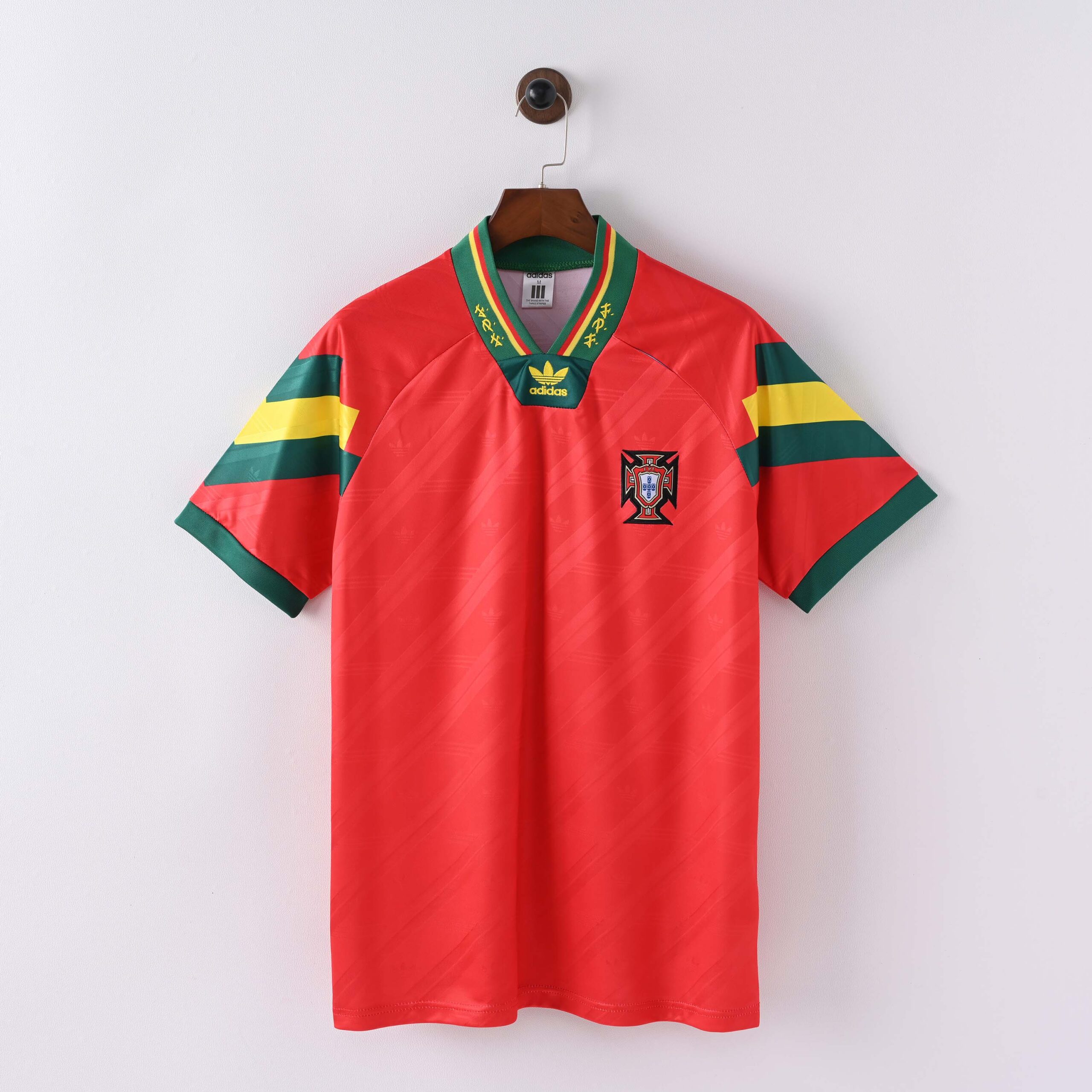 ffa337bdcddc447390394d2de23a397f5c7a7f72 1992 Retro Portugal Home Football Shirt 1:1 Thai Quality - Image 1